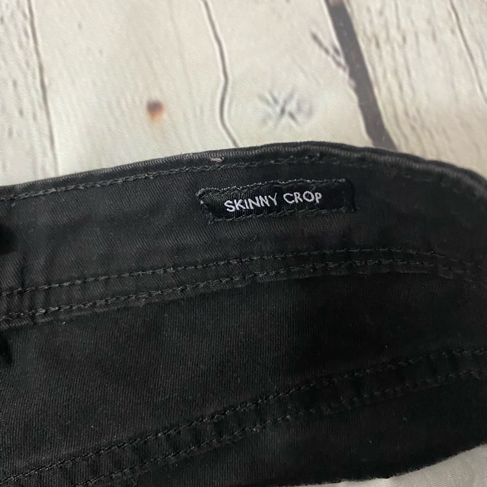 Calvin Klein Black Skinny Crop Jeans Womens Size 10 - Picture 4 of 7
